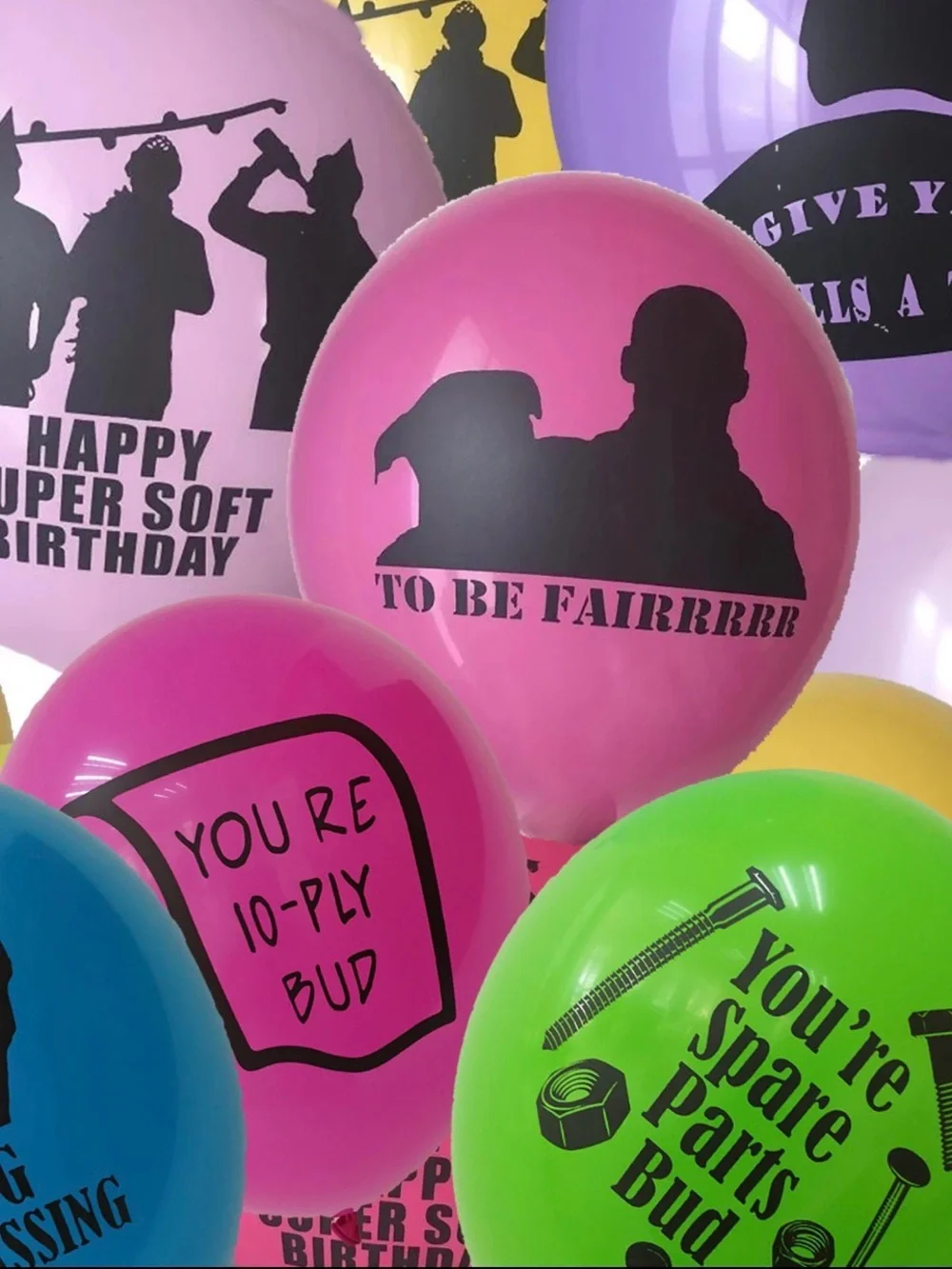 Letterkenny Super Soft Birthday Decor/Balloons